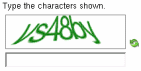 CAPTCHA challenge image