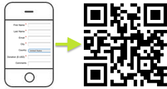 Online Registration Form QR Code
